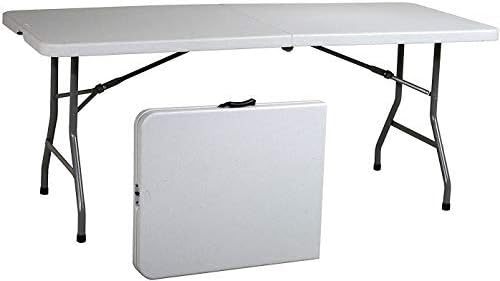Ontario Furniture 8’ Foot Rectangular Plastic Folding Table (30" x 96” Inch)