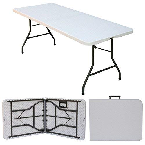Ontario Furniture 8’ Foot Rectangular Plastic Folding Table (30" x 96” Inch)