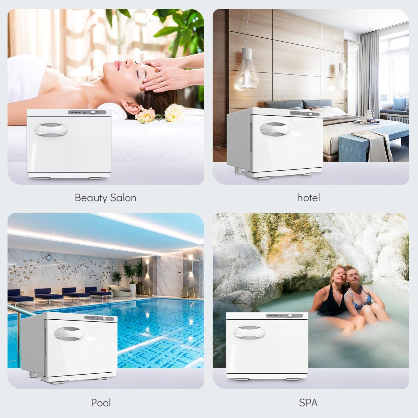 StateRiver 8L Towel Warmer Cabinet for Facial Spa, Hair Beauty, Salon Equipment