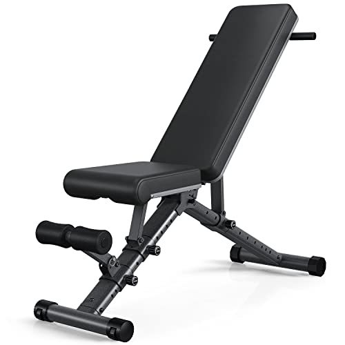 BARWING 90° Adjustable Weight Bench Workout Bench, 800 LB Heavy Duty Incline Decline Bench
