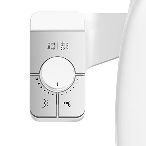 Veken Bidet Attachment for Toilet - Ultra-Slim Self Cleaning Fresh Cold Water Sprayer Bidets