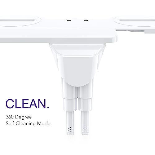 Veken Bidet Attachment for Toilet - Ultra-Slim Self Cleaning Fresh Cold Water Sprayer Bidets