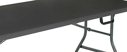 CoscoProducts Deluxe 6 foot x 30 inch Fold-in-Half Blow Molded Folding Table