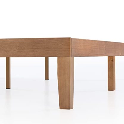 Mellow Naturalista Classic - 12 Inch Solid Wood Platform Bed with Wooden Slats