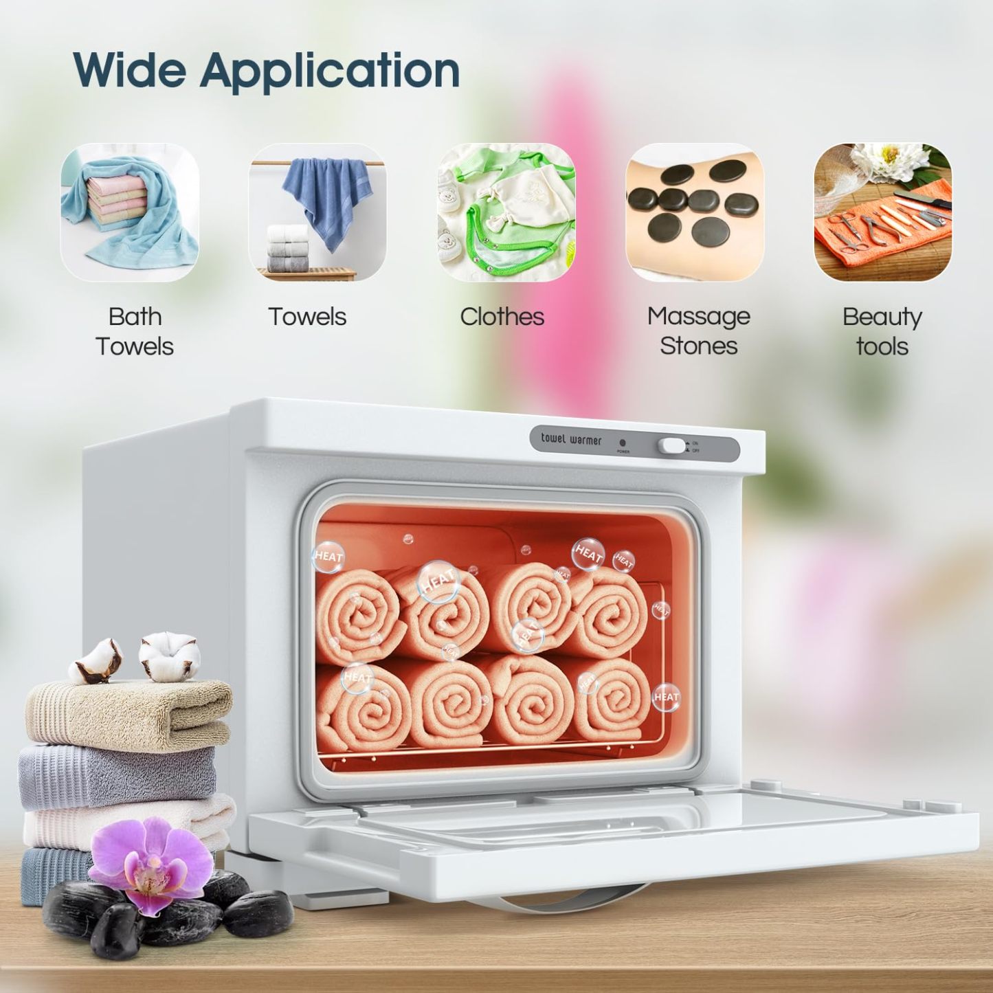 StateRiver 8L Towel Warmer Cabinet for Facial Spa, Hair Beauty, Salon Equipment