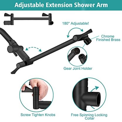 Shower Head, 8‘’ High Pressure Rainfall Shower Head/Handheld Shower Combo