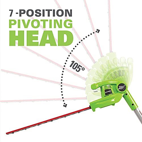 Greenworks 40V 8" Cordless 8" Polesaw + 20" Pole Hedge Trimmer Combo