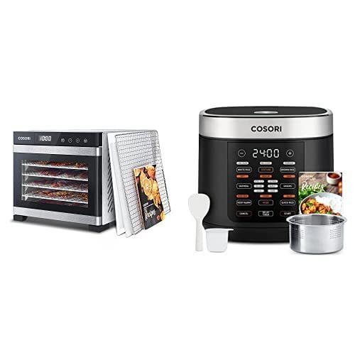 COSORI 10 Cup Rice Cooker with 18 Functions, Stainless Steel Inner Pot