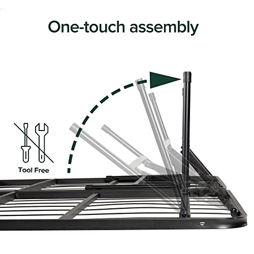 ZINUS SmartBase Tool-Free Assembly Mattress Foundation, 14 Inch Metal Platform Bed Frame