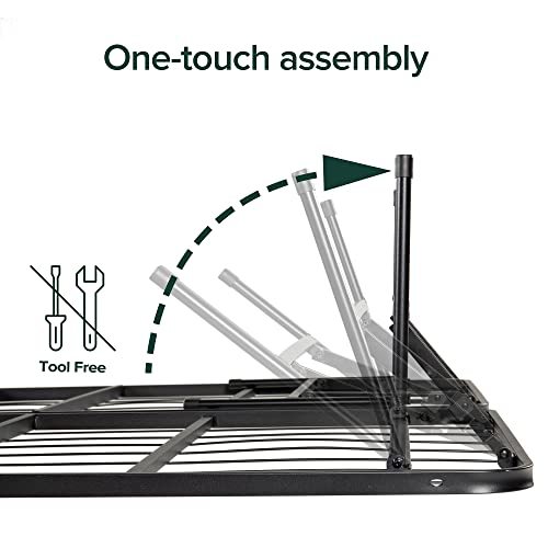 ZINUS SmartBase Tool-Free Assembly Mattress Foundation, 14 Inch Metal Platform Bed Frame