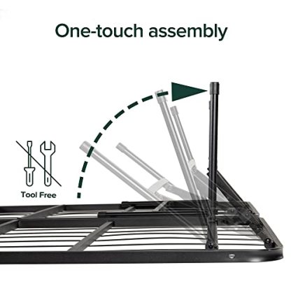 ZINUS SmartBase Tool-Free Assembly Mattress Foundation, 14 Inch Metal Platform Bed Frame