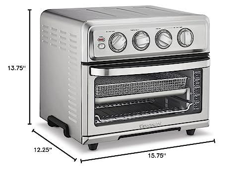 Cuisinart Air Fryer + Convection Toaster Oven, 8-1 Oven with Bake, Grill, Broil & Warm Options