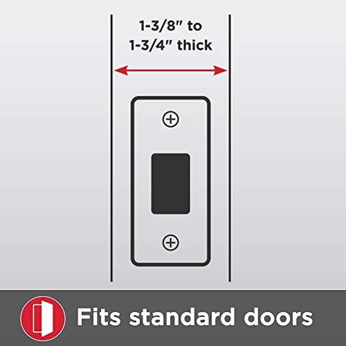 Kwikset Pismo Privacy Locking Door Knob, Interior Handle with Keyless Lock