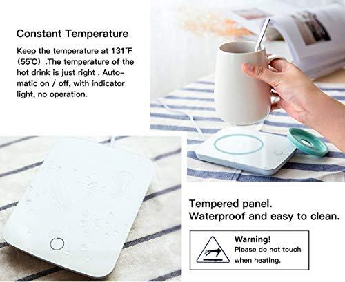 Misby Coffee Warmer for Desk Mug Warmer with Automatic Shut Off, Coffee Cup Warmer