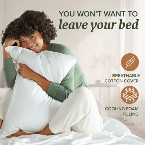 Beckham Hotel Collection Bed Pillows Standard / Queen Size Set for Back