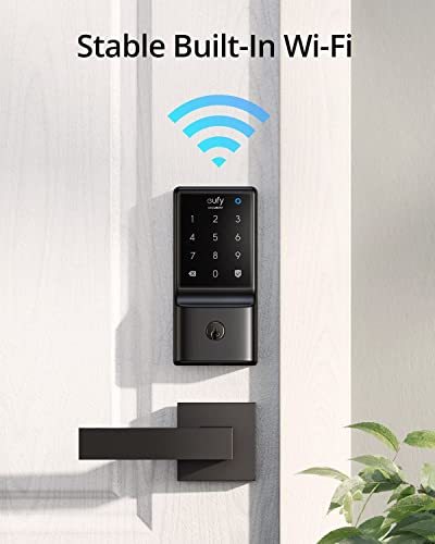 eufy Security Smart Lock C210, 5-in-1 Keyless Entry Door Lock, Built-in WiFi Deadbolt