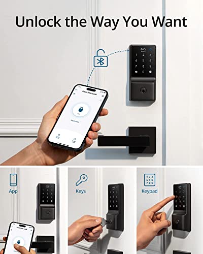 eufy Security Smart Lock C210, 5-in-1 Keyless Entry Door Lock, Built-in WiFi Deadbolt