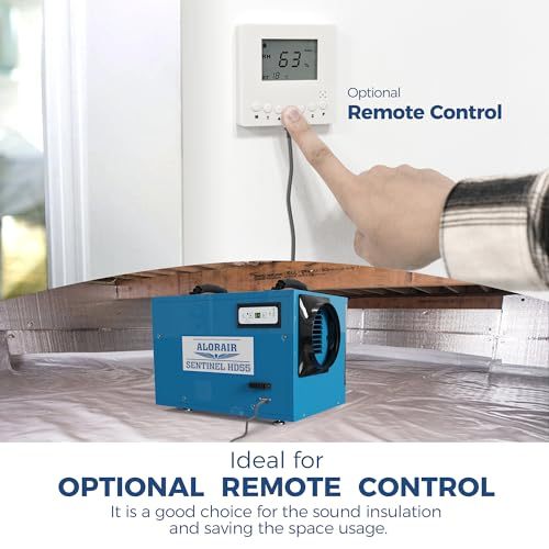 ALORAIR Commercial Dehumidifier 113 Pint, with Drain Hose for Crawl Spaces, Basements