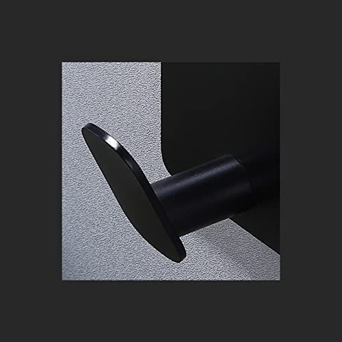 DELITON Adhesive Hooks - 4 Pack Towel/Coat Hooks Wall Hooks Stick on Bathroom