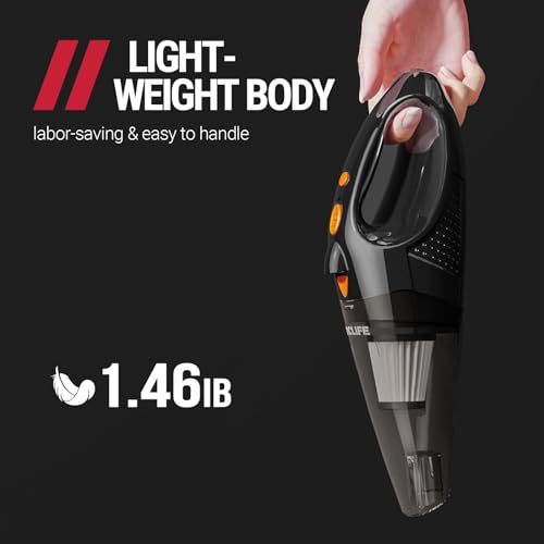 VacLife Handheld Vacuum, Car Hand Vacuum Cleaner Cordless, Mini Portable Rechargeable