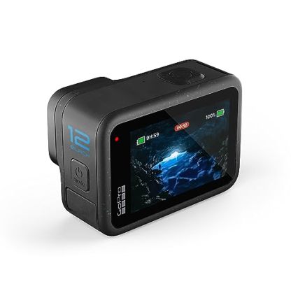 GoPro HERO12 Black - Waterproof Action Camera with 5.3K60 Ultra HD Video, 27MP Photos, HDR