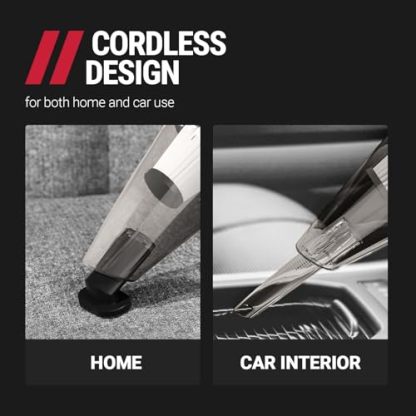 VacLife Handheld Vacuum, Car Hand Vacuum Cleaner Cordless, Mini Portable Rechargeable