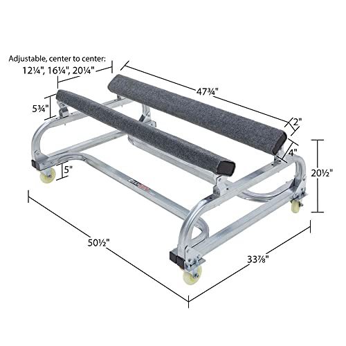 Black Widow Personal Watercraft Dolly Adjustable Width Jet Ski Trailer