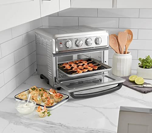 Cuisinart Air Fryer + Convection Toaster Oven, 8-1 Oven with Bake, Grill, Broil & Warm Options