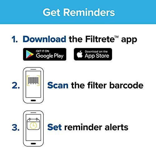 Filtrete 20x25x1 Air Filter, MPR 300, MERV 5, Clean Living Basic Dust 3-Month Pleated