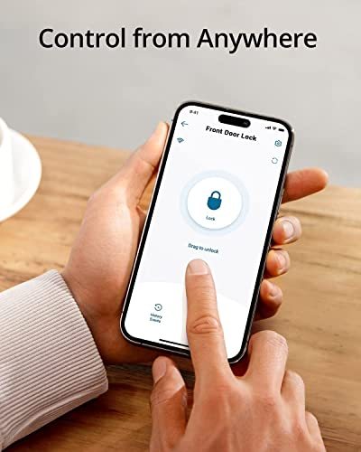 eufy Security Smart Lock C210, 5-in-1 Keyless Entry Door Lock, Built-in WiFi Deadbolt