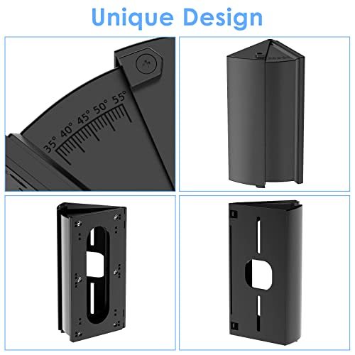 RIOVO Adjustable 30 to 55 Degree Doorbell Angle Mount Compatible with Video Doorbell