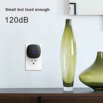 SECRUI Wireless Doorbell, Easy installation, Waterproof, Adjustable Volume, 58 Chimes