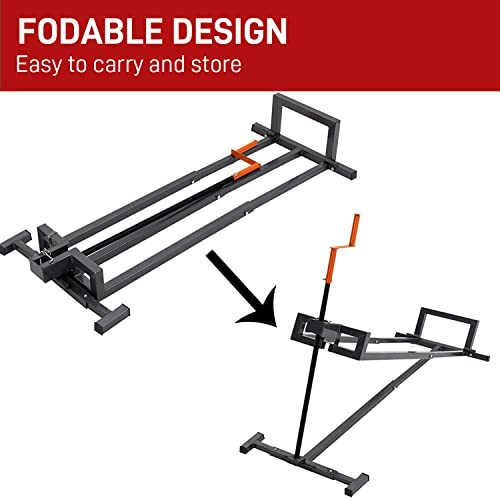 WTRAVEL Riding Lawn Mower Lift Jack, Weight Capacity 882 Lbs,Telescopic for Garden Tractor and Lawn Mower
