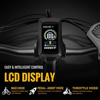 Jasion Heybike Race Max 27.5'' Electric Bike for Adults 500W Brushless Motor Removable Battery Ebike