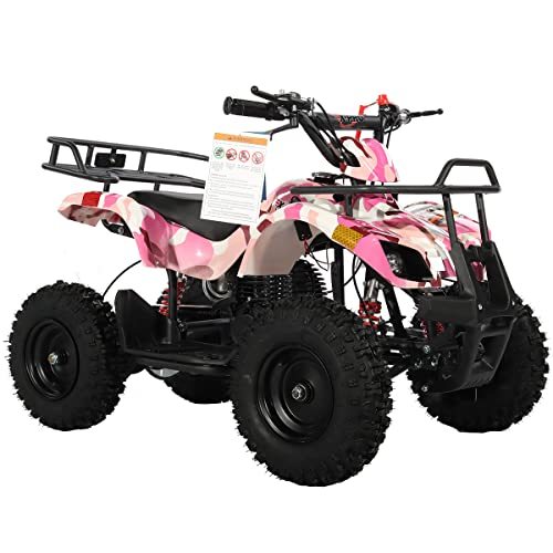 X-PRO ATV 4 Wheelers 40cc ATV Quads Quad (Pink Camo)