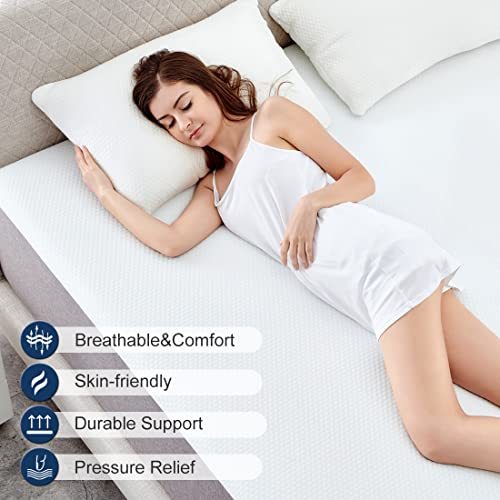 Molblly Queen Mattress 10 Inch Memory Foam Mattress in a Box, Fiberglass Free, Breathable Mattress