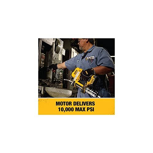 DEWALT 20V MAX Grease Gun, Cordless, 42” Long Hose, 10,000 PSI, Variable Speed Triggers