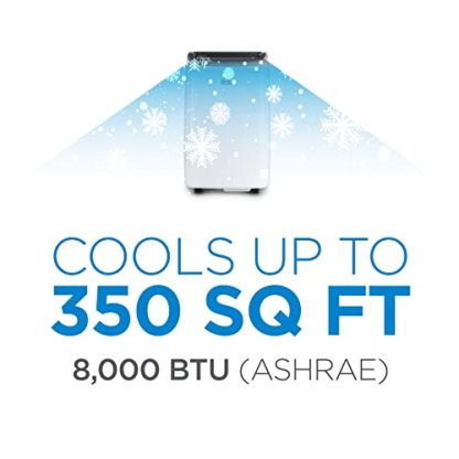 BLACK+DECKER 8,000 BTU Portable Air Conditioner up to 350 Sq.ft with Remote Control