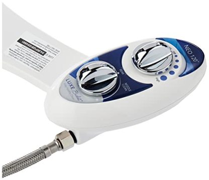 LUXE Bidet NEO 120 - Self-Cleaning Nozzle, Fresh Water Non-Electric Bidet Attachment for Toilet Seat