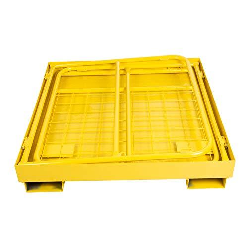 KUAFU 36x36 Forklift Safety Cage Heavy Duty Steel Forklift Man Basket 1200 LBS