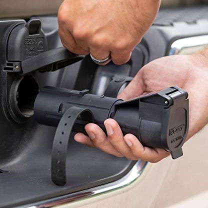 CURT 51180 Echo Mobile Electric Trailer Brake Controller with Bluetooth-Enabled Smartphone Connection