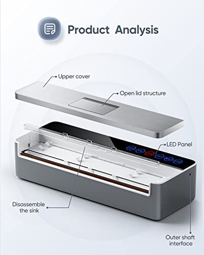 Vacuum Sealer Machine, Full Automatic Food Sealer (95Kpa), Air Sealing System for Food Sealer Dry