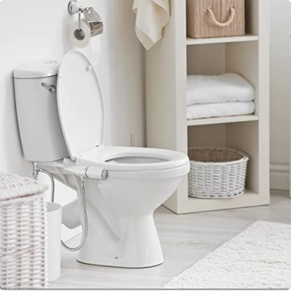 BIGCOW Bidet Attachment for Toilet, Ultra-Slim Dual Nozzle Hygienic Toilet Bidet