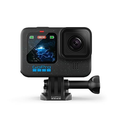 GoPro HERO12 Black - Waterproof Action Camera with 5.3K60 Ultra HD Video, 27MP Photos, HDR