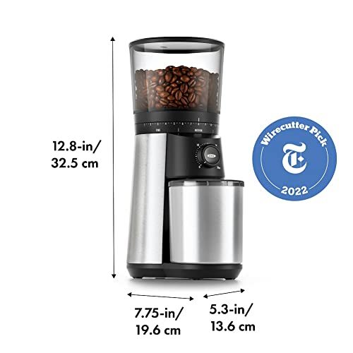 OXO Brew Conical Burr Coffee Grinder , Silver