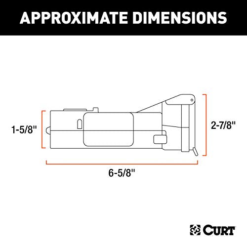CURT 51180 Echo Mobile Electric Trailer Brake Controller with Bluetooth-Enabled Smartphone Connection