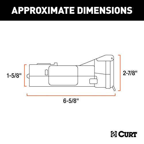 CURT 51180 Echo Mobile Electric Trailer Brake Controller with Bluetooth-Enabled Smartphone Connection