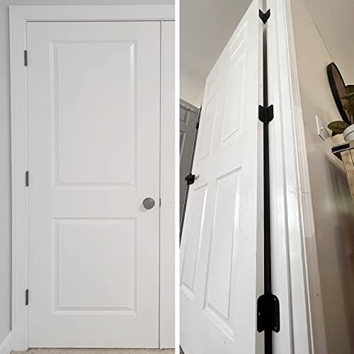 30 Pack Rounded Matte Black Door Hinges 3.5 Inch 5/8" Radius Interior