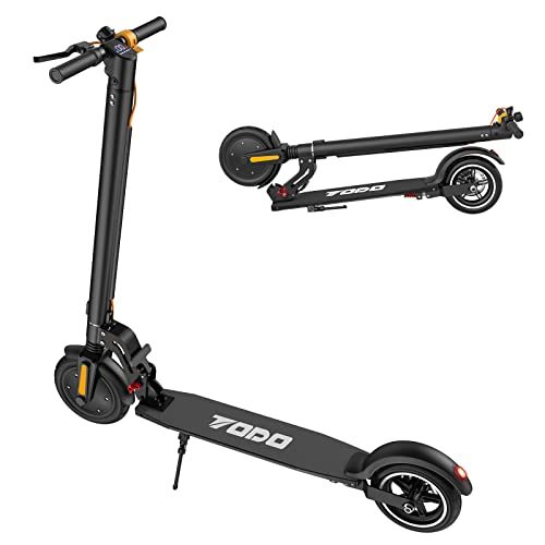 TODO Foldable Electric Scooter for Adults, Max 15MPH, 8.5" Solid Tires