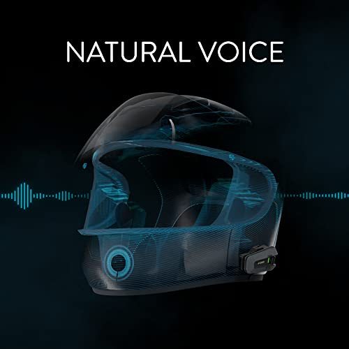 Cardo PACKTALK Edge Motorcycle Bluetooth Communication System Headset Intercom
